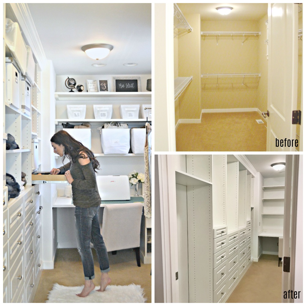 Get inspired by these great DIY master closet transformations!