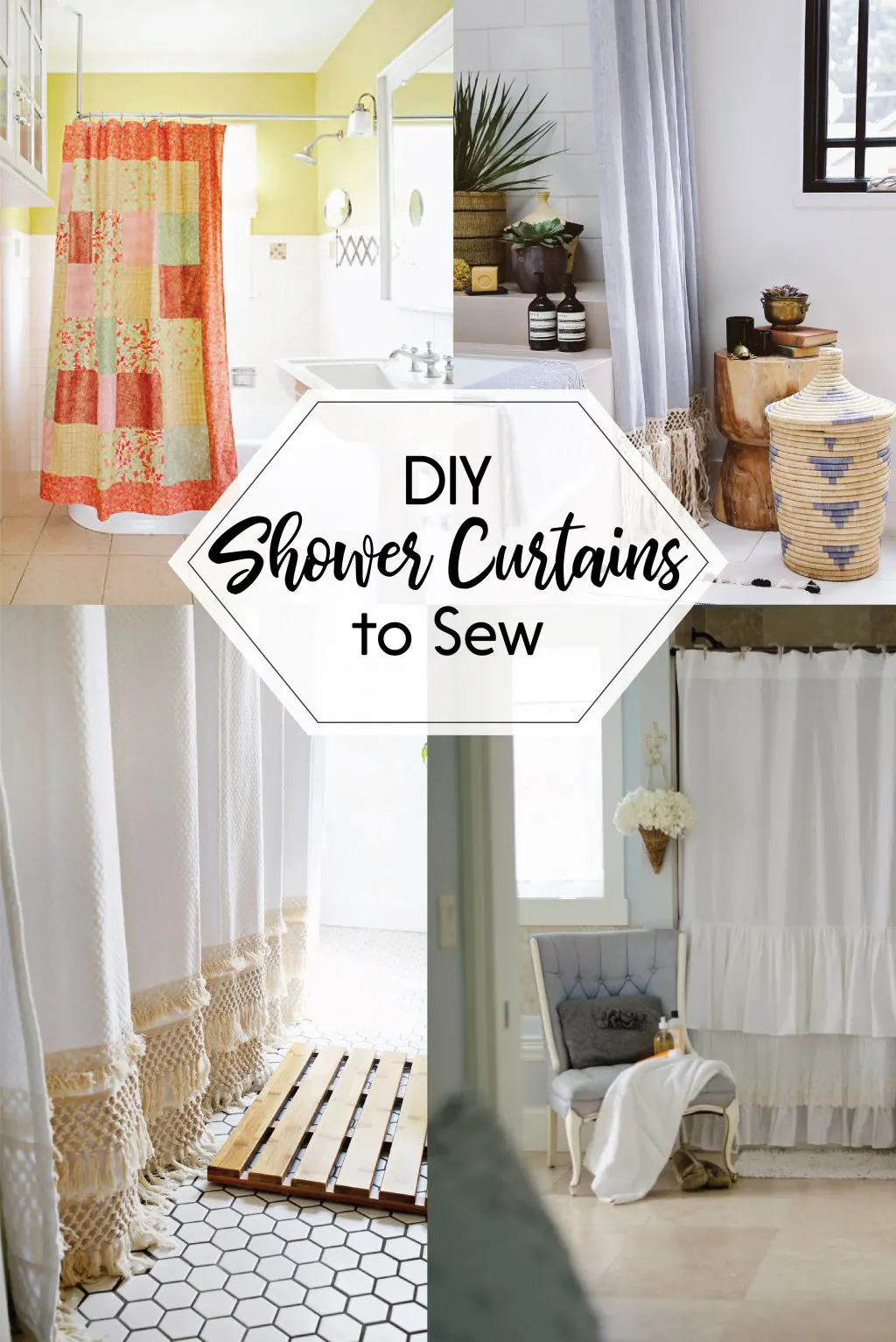 DIY Shower Curtain Ideas to Sew