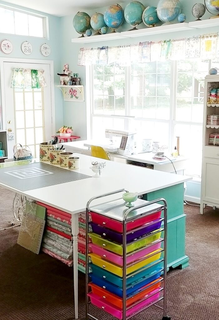 Maximize your work space with one of these clever DIY craft desks!