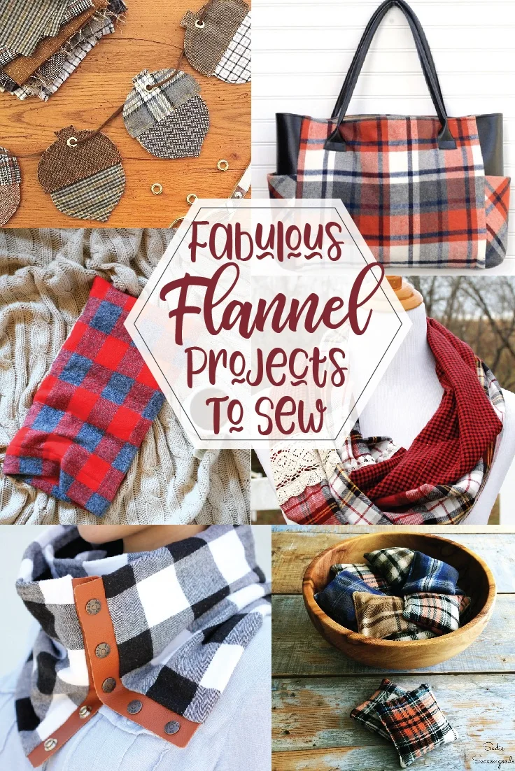 Get cozy this fall with these DIY flannel sewing projects!