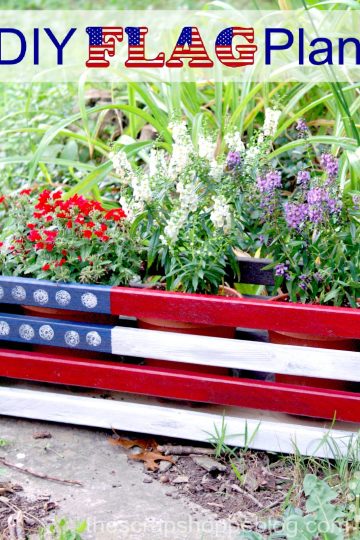 DIY Flag Planter