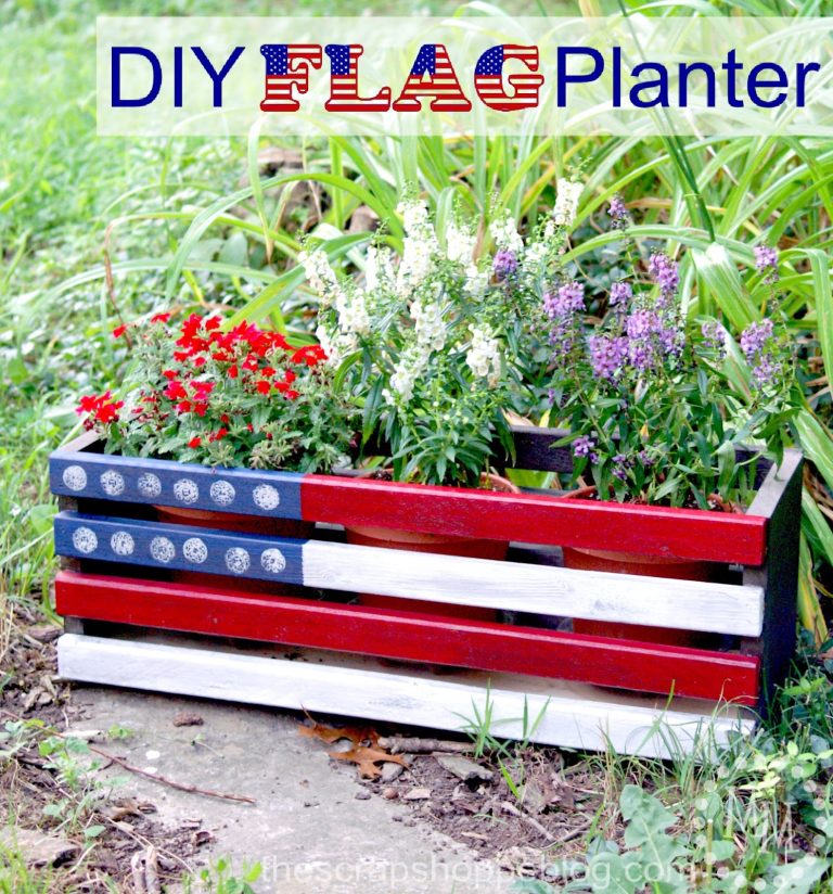 DIY Flag Planter