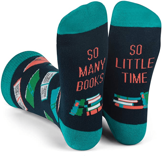 book lover socks