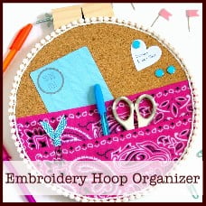 embroidery hoop organizer