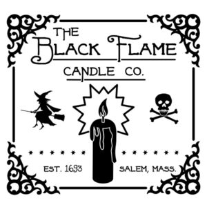 Black Flame Candle Company free svg cut file