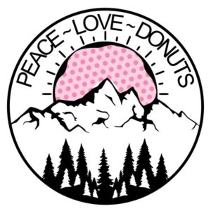 Peace Love Donuts free svg cut file