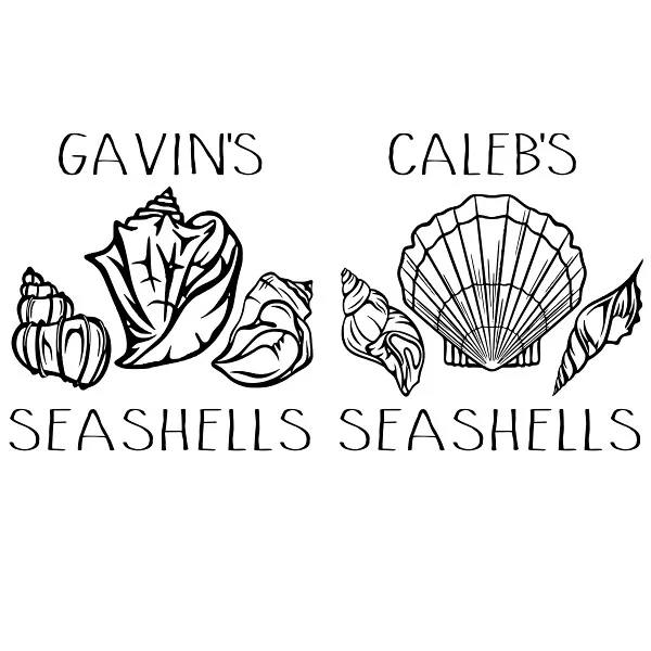 seashell collection bag free svg cut file