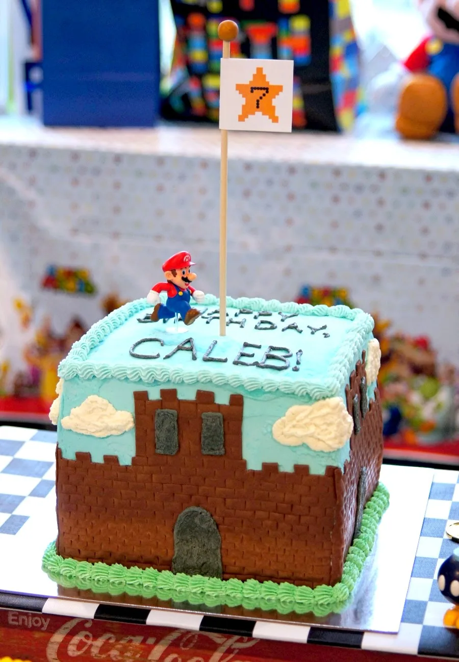 Super Mario Bros. Birthday Cake