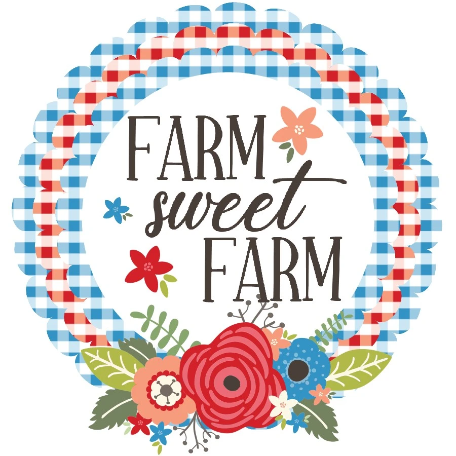 Farm Sweet Farm wreath