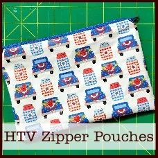 HTV zipper pouches