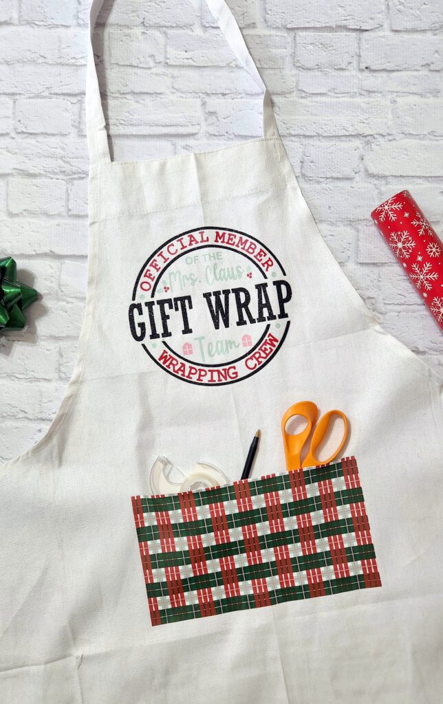Christmas Gift Wrap Apron - Vinyl Collaboration - November Mystery Box