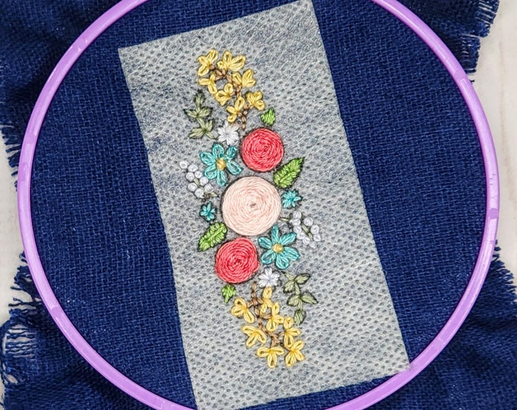 floral embroidery
