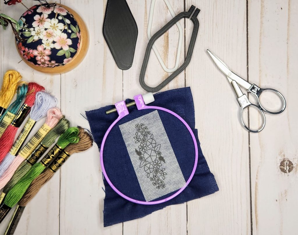 floral embroidery pattern