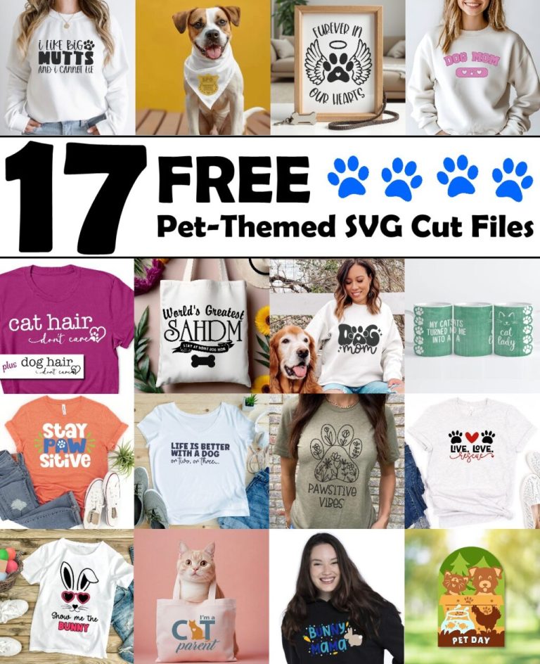 free pet themed free svg cut files
