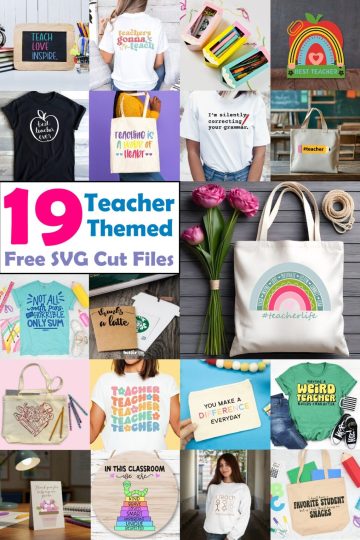 best teacher-themed free cut files for teacher gifts