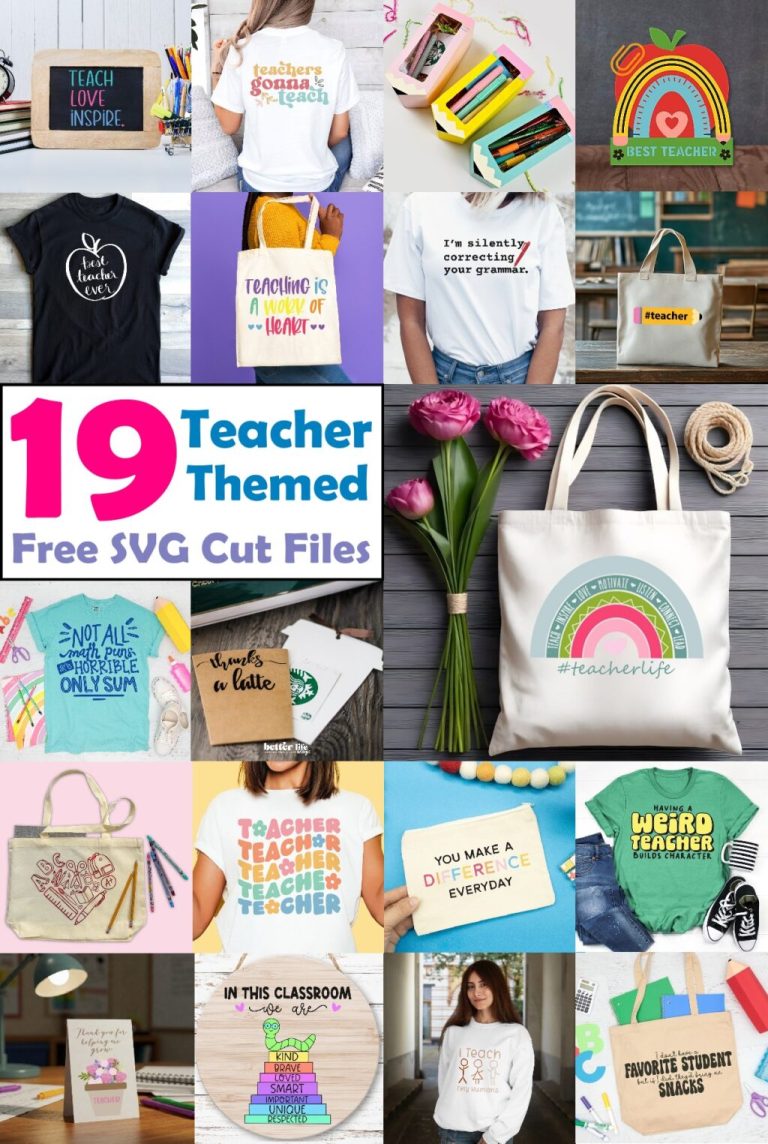 best teacher-themed free cut files for teacher gifts