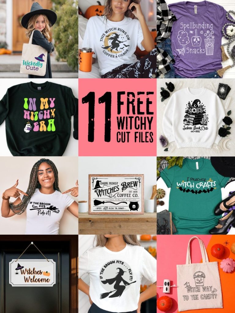 11 free witchy cut files