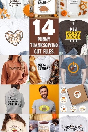Punny Thanksgiving Cut Files