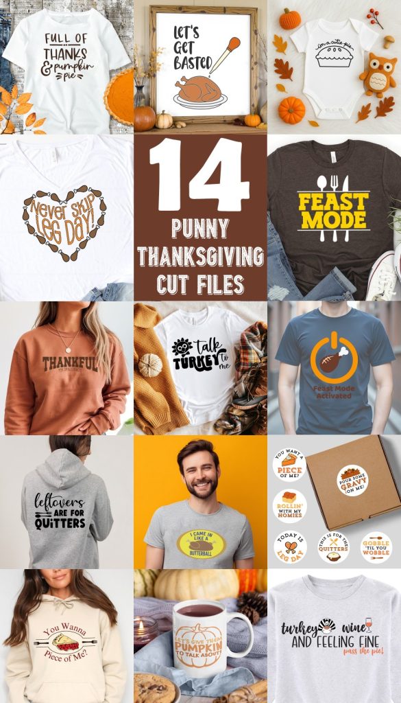 Punny Thanksgiving Cut Files