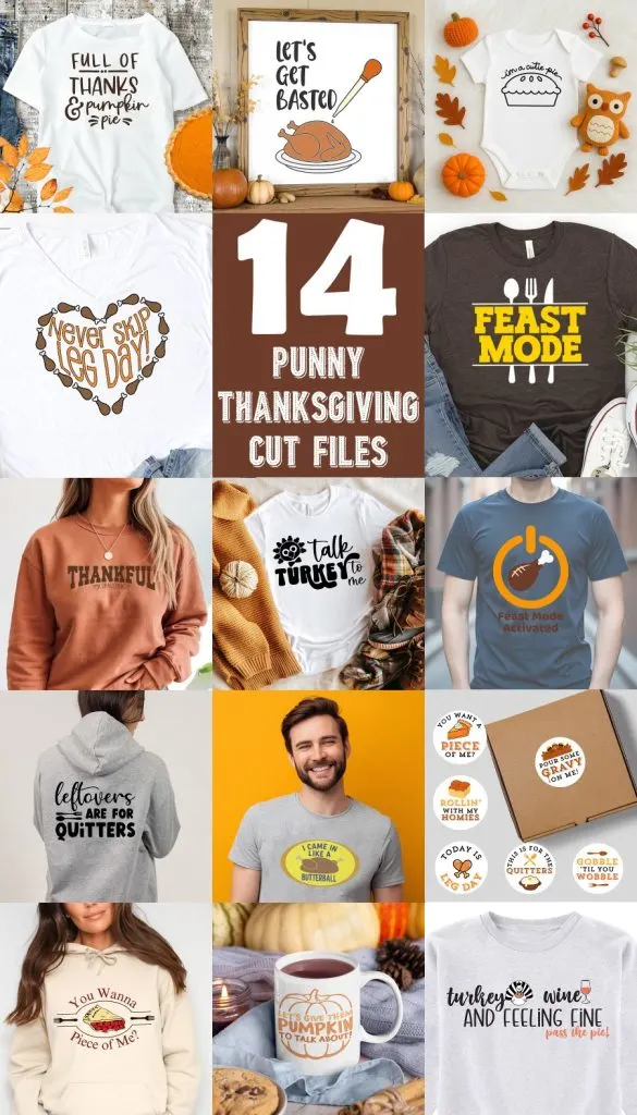 Punny Thanksgiving Cut Files