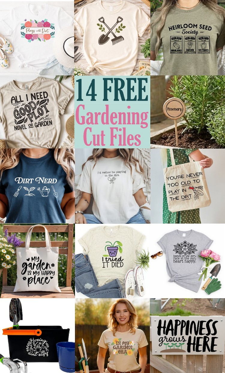 plays with dirt free gardening cut files