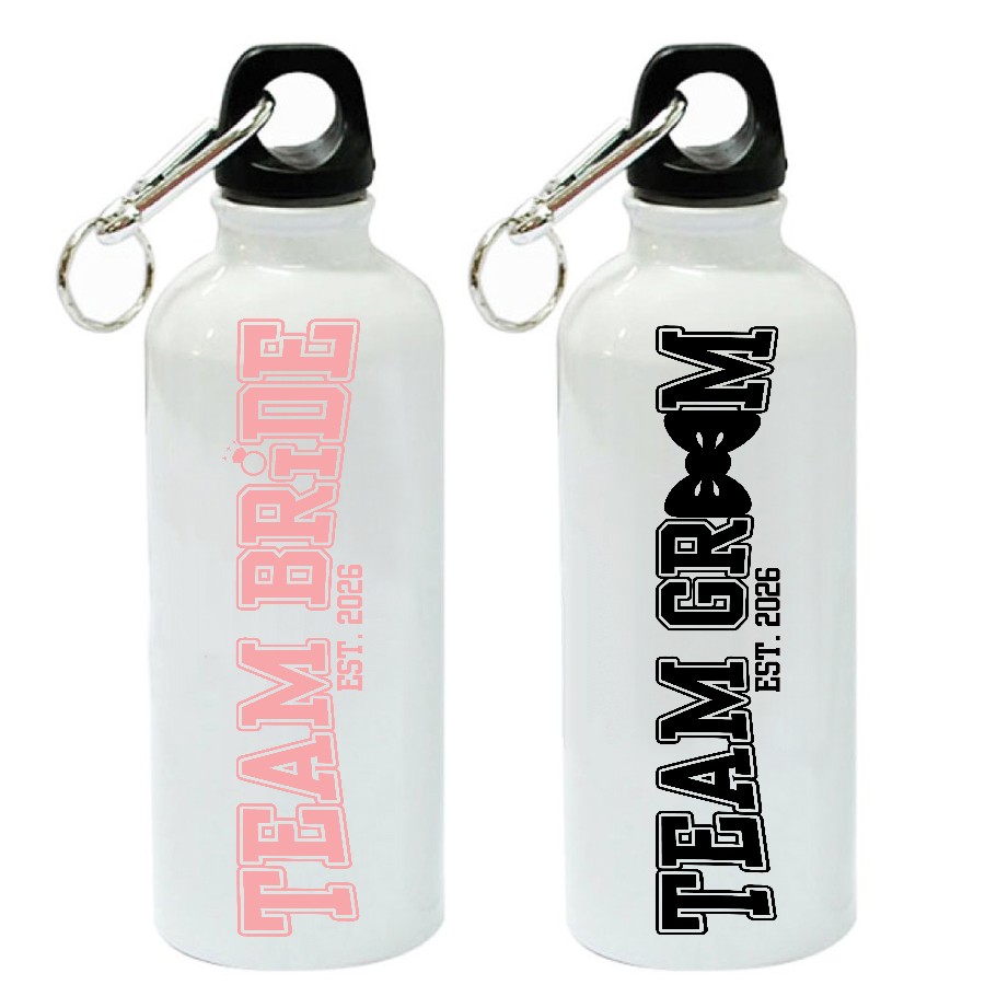 Team Bride/Team Groom water bottles