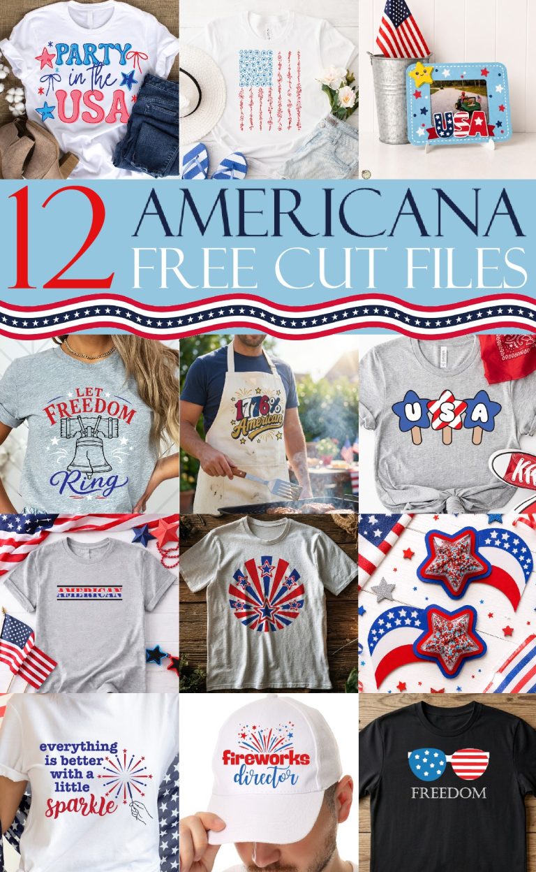 12 americana free cut files