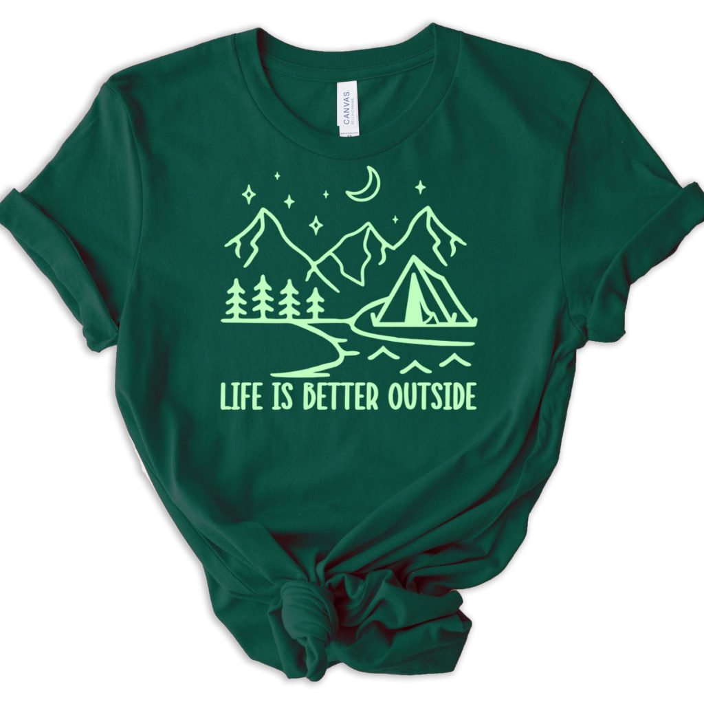 Camping life is better outside shirt